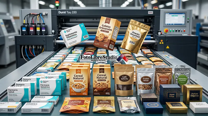 Diseño de empaques y etiquetas para productos